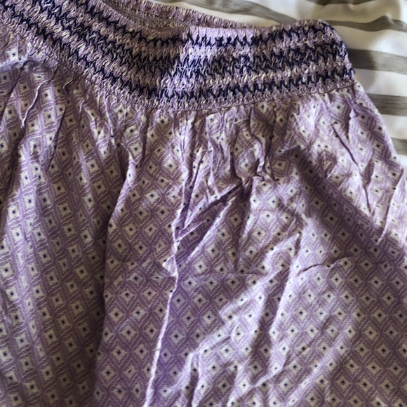 Purple patterned skirt - Picture 2 of 4